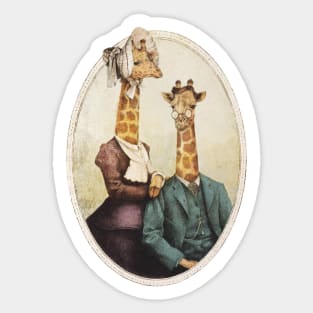 High Class Couple Sticker